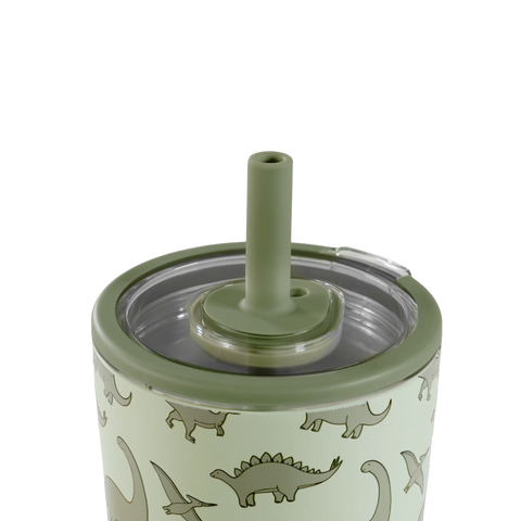 Everyday Tumbler 14oz | Ceramic-Lined Spill-Free Kids Tumbler – Dinosaur